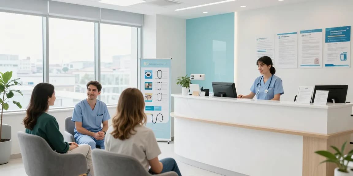Hair transplant istanbul cost consultation at a modern healthcare clinic.