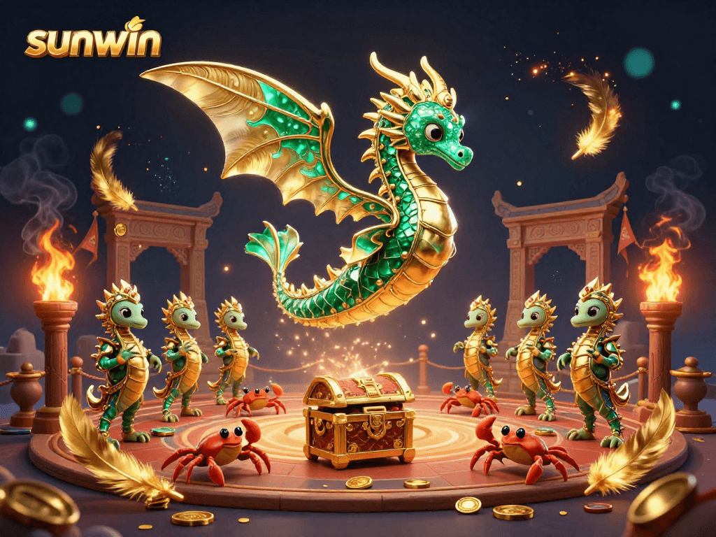 Play at sunwin and win big with vibrant gambling elements and rich treasures.