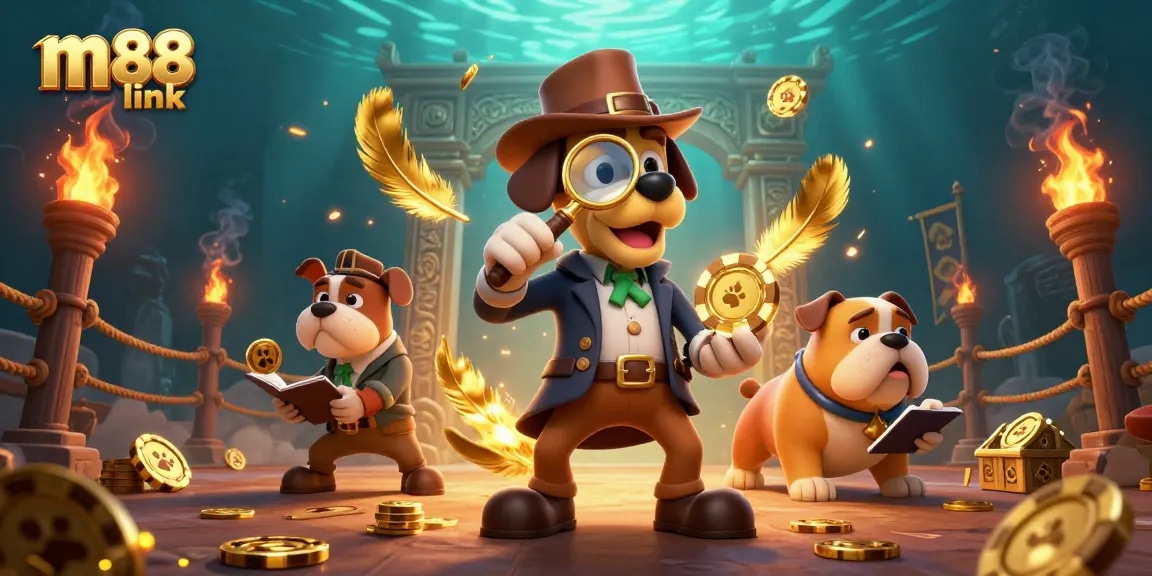 Engage with m88 link as the detective uncovers poker clues in a vibrant Asian casino scene.