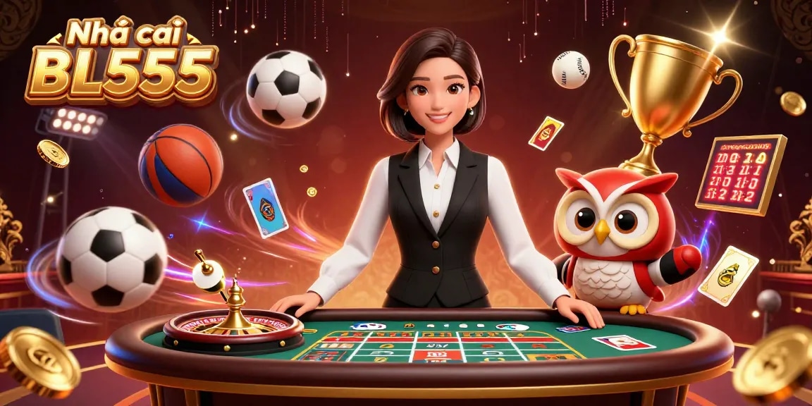 Experience thrilling action at Nhà cái BL555 with elegant dealers and dynamic gaming elements.