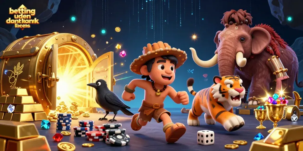 Experience betting uden dansk licens with a dynamic prehistoric casino scene full of treasures.