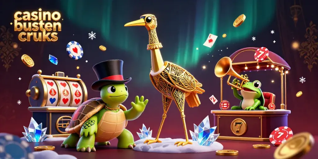 Engage in casino buiten cruks with vibrant characters amidst dynamic gambling elements.