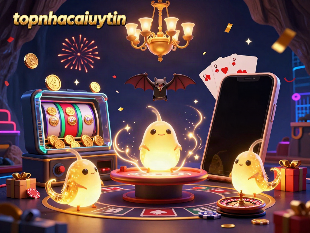 Experience the thrill at topnhacaiuytin as glowworms light up a vibrant cave casino packed with action and excitement.