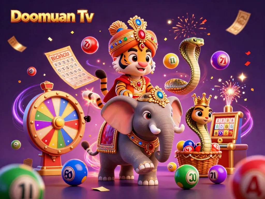 Engage with thrilling gameplay on Doomuan Tv, featuring dynamic lottery elements and vibrant casino energy.