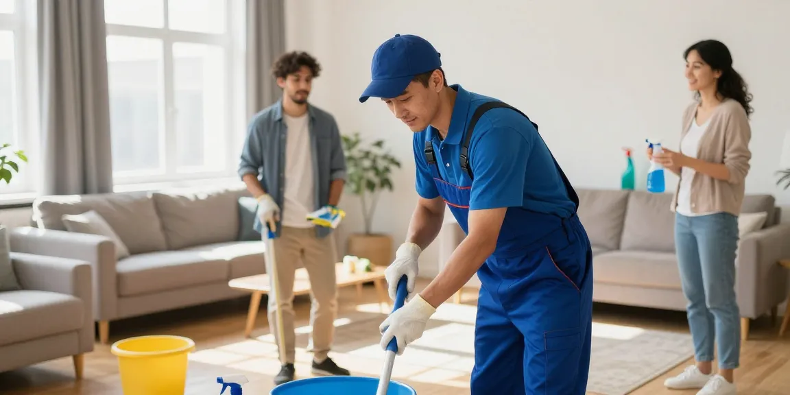 Professionele eindhuishoudelijke schoonmaak door lokale dienstverleners, betrouwbare conclusie.