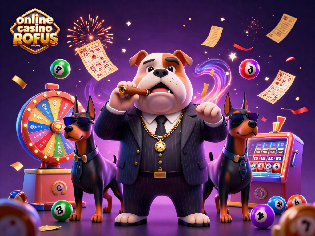 Engage with exciting gaming at online casino uden ROFUS with vibrant lottery elements and dynamic characters.