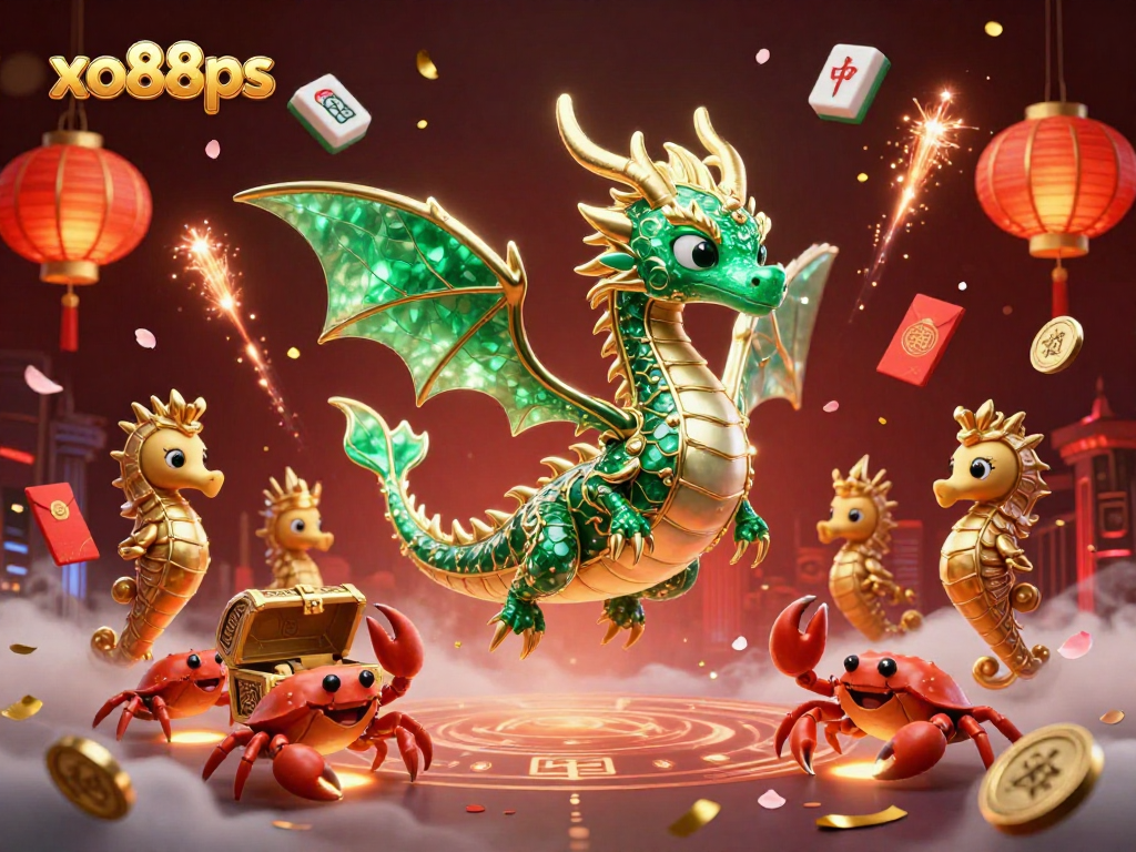 Engage with xo88ps through an immersive gaming experience featuring vibrant 3D characters and casino elements.