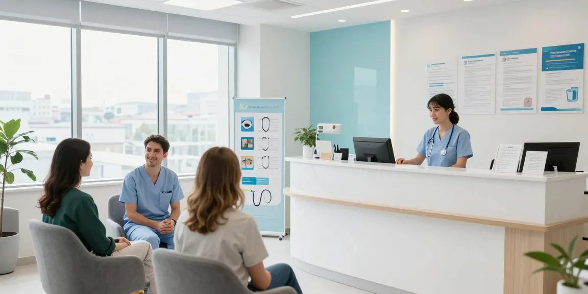 Hair transplant istanbul cost consultation at a modern healthcare clinic.