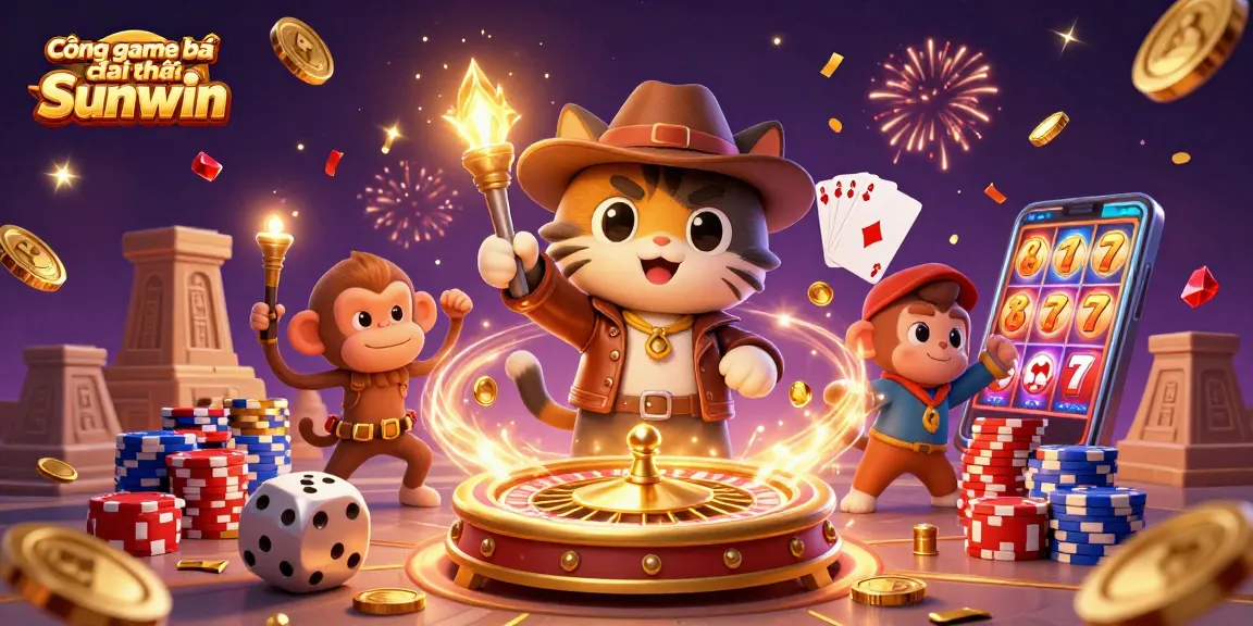 Experience Cổng game bài đổi thưởng Sunwin's thrilling adventure with dynamic casino elements and exciting visuals.