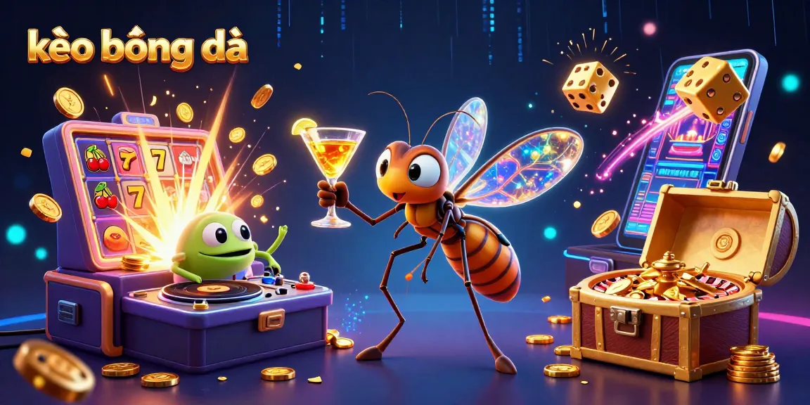 Engage with kèo bóng đá as animated characters display rich casino action and excitement.