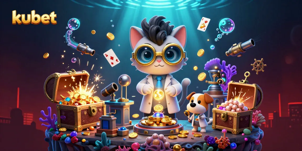 Spin to win big with kubet in this vibrant 3D casino scene filled with adventure and fortune.