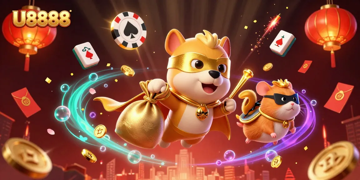 Engage with U8888 and uncover thrilling adventures in an energetic casino scene.